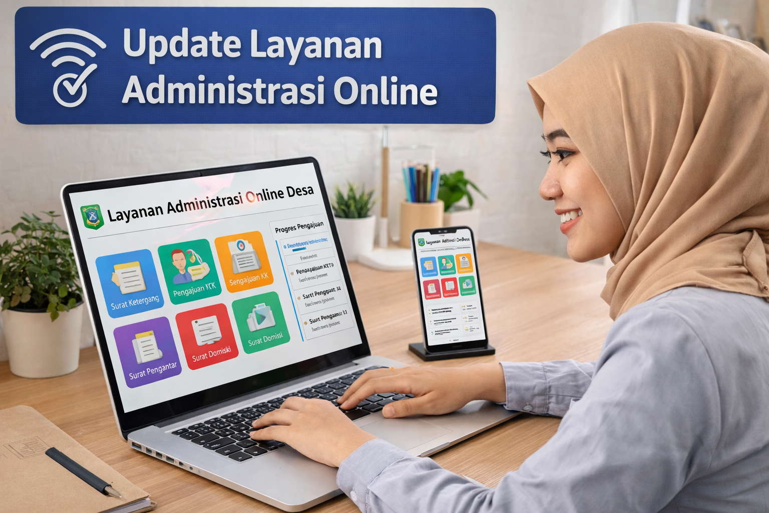 Update Layanan Administrasi Online